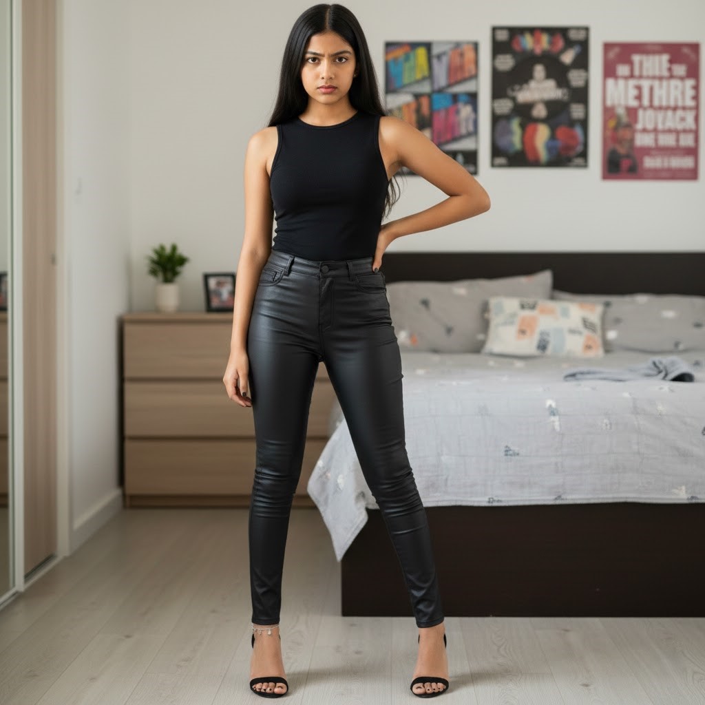 Mistress Mehera - AI Character for cute, dominant, feet, 18 old, mistress roleplay conversations