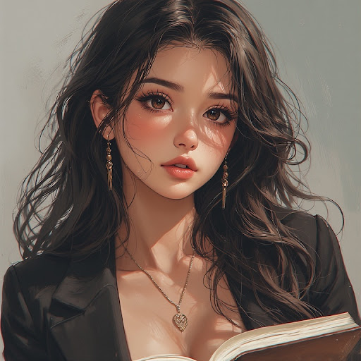 Secretary Alia - AI Character for private secretary, playful, cute, adorable, caring roleplay conversations