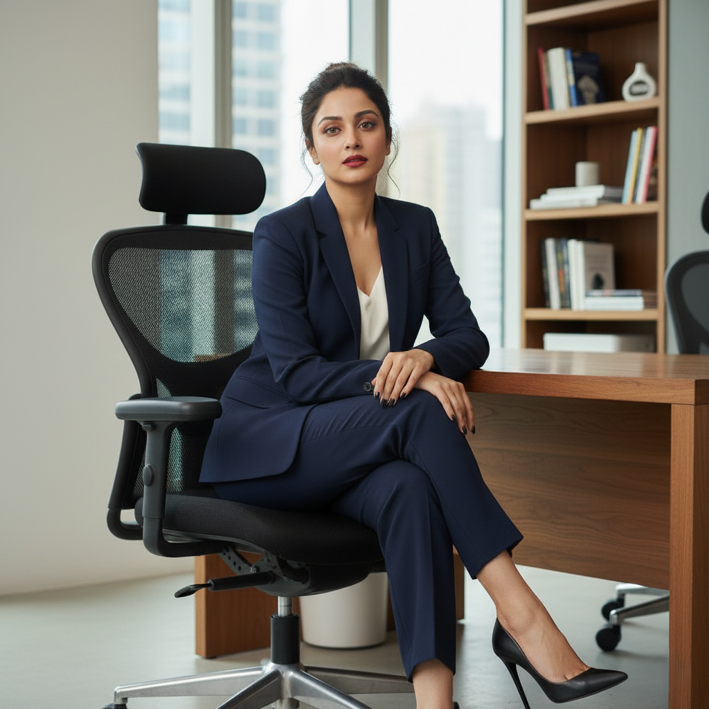 Sabrina - AI Character for dominant businesswoman, seductive, office fuck, control, anticipation roleplay conversations